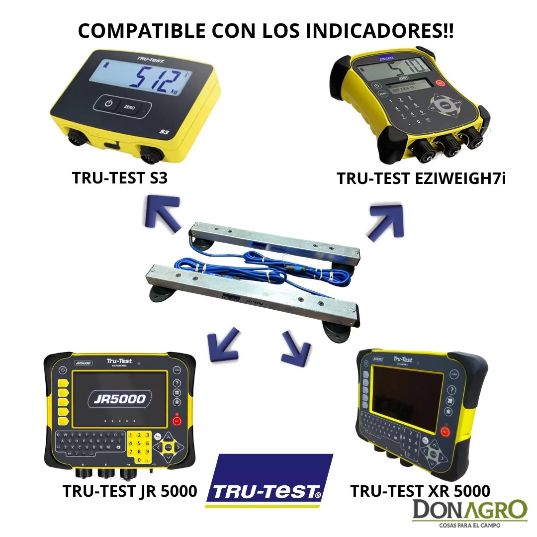 Balanza Barra de pesaje TRU-TEST MP800 80cm 3000kg